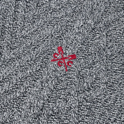 Crew Clothing Company Men's Cable Knit Pullover Hoodie, Regular Fit