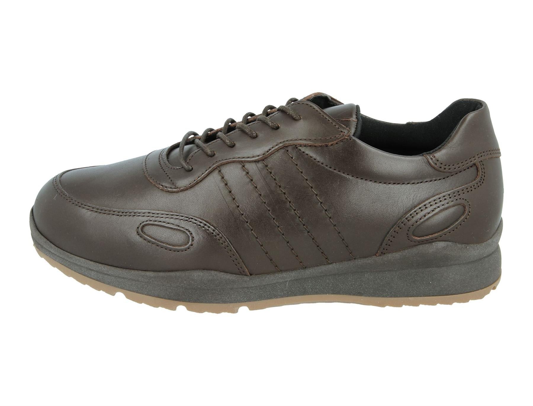 Men'S Casual Shoes (Seb)2V Wide Fit By Db Shoes in Dark brown