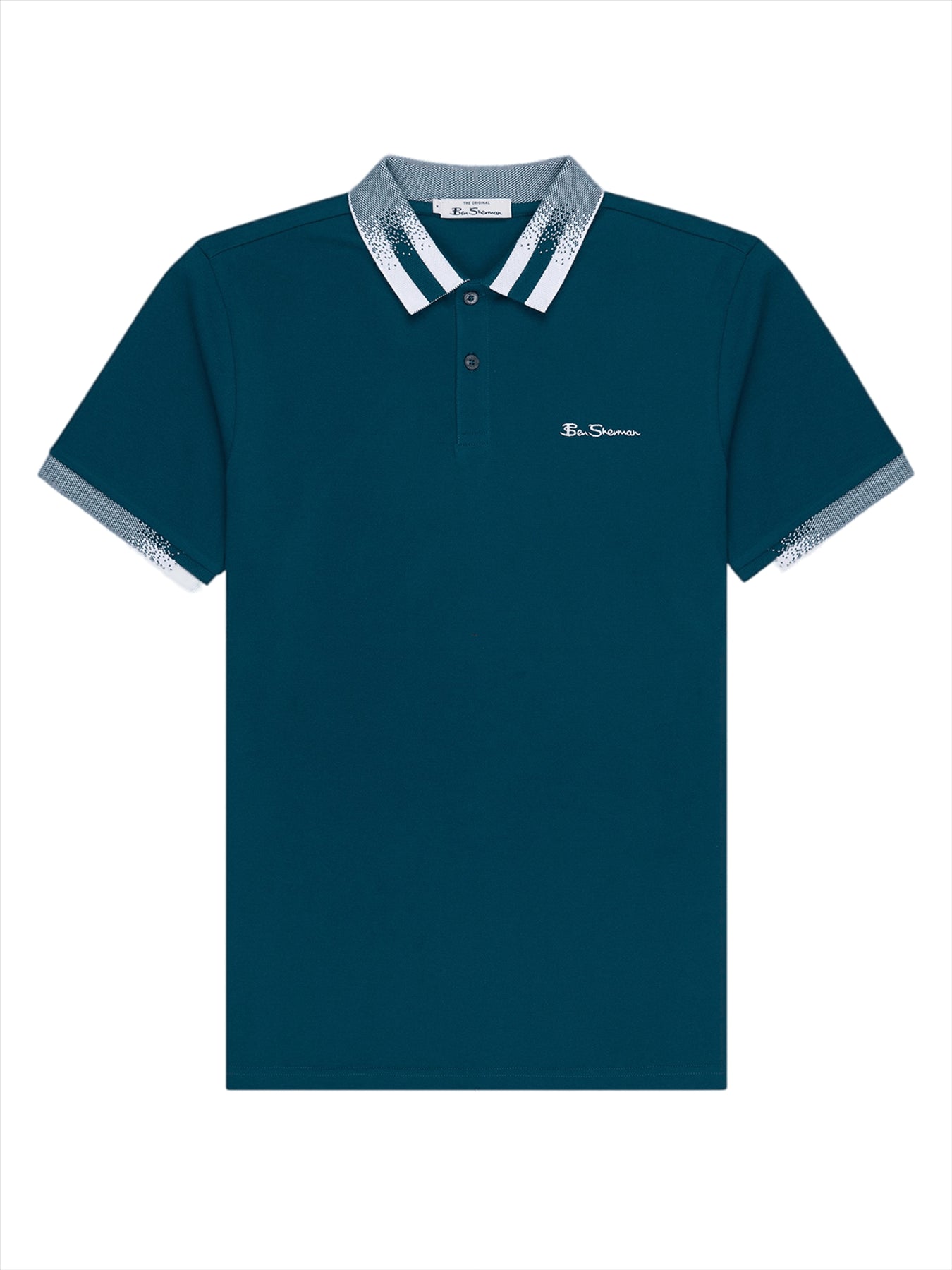 Ben Sherman Men's Regular Fit Collar Interest Organic Cotton Polo Shirt (0063364) M-XXL