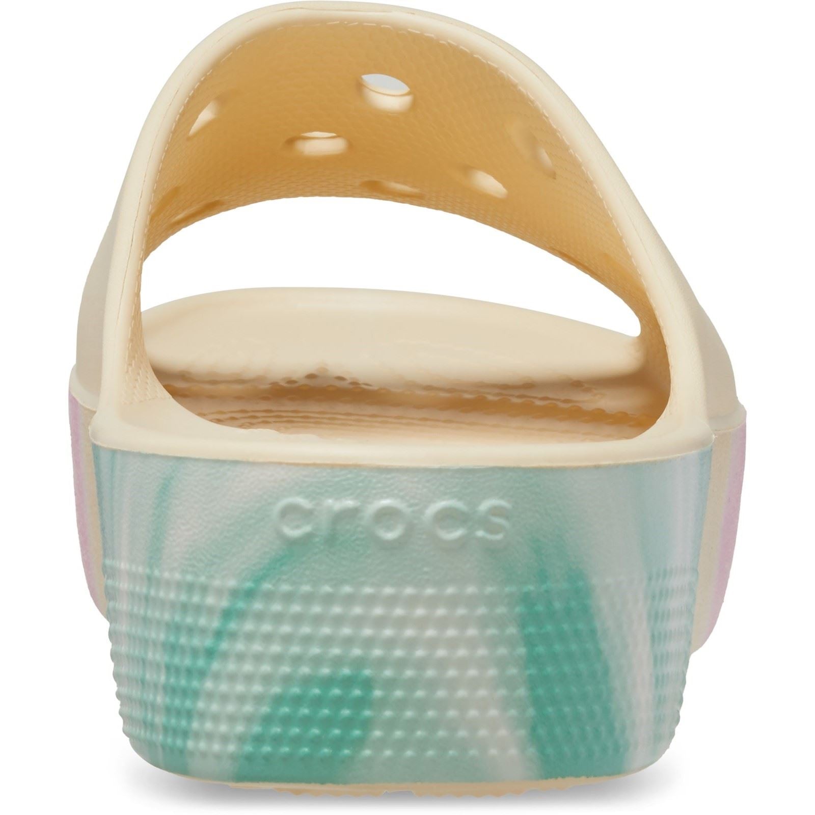 Crocs Women's Classic Platform Ombre Slide in Vanilla/Multi 4 to 8
