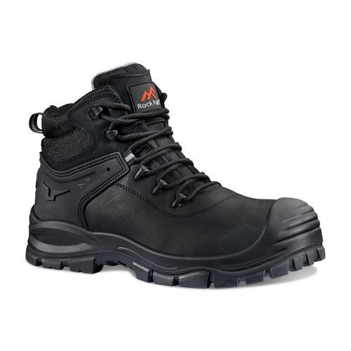 Rock Fall RF910 Surge Waterproof Electrical Hazard Safety Boot in 3 to 16, Black
