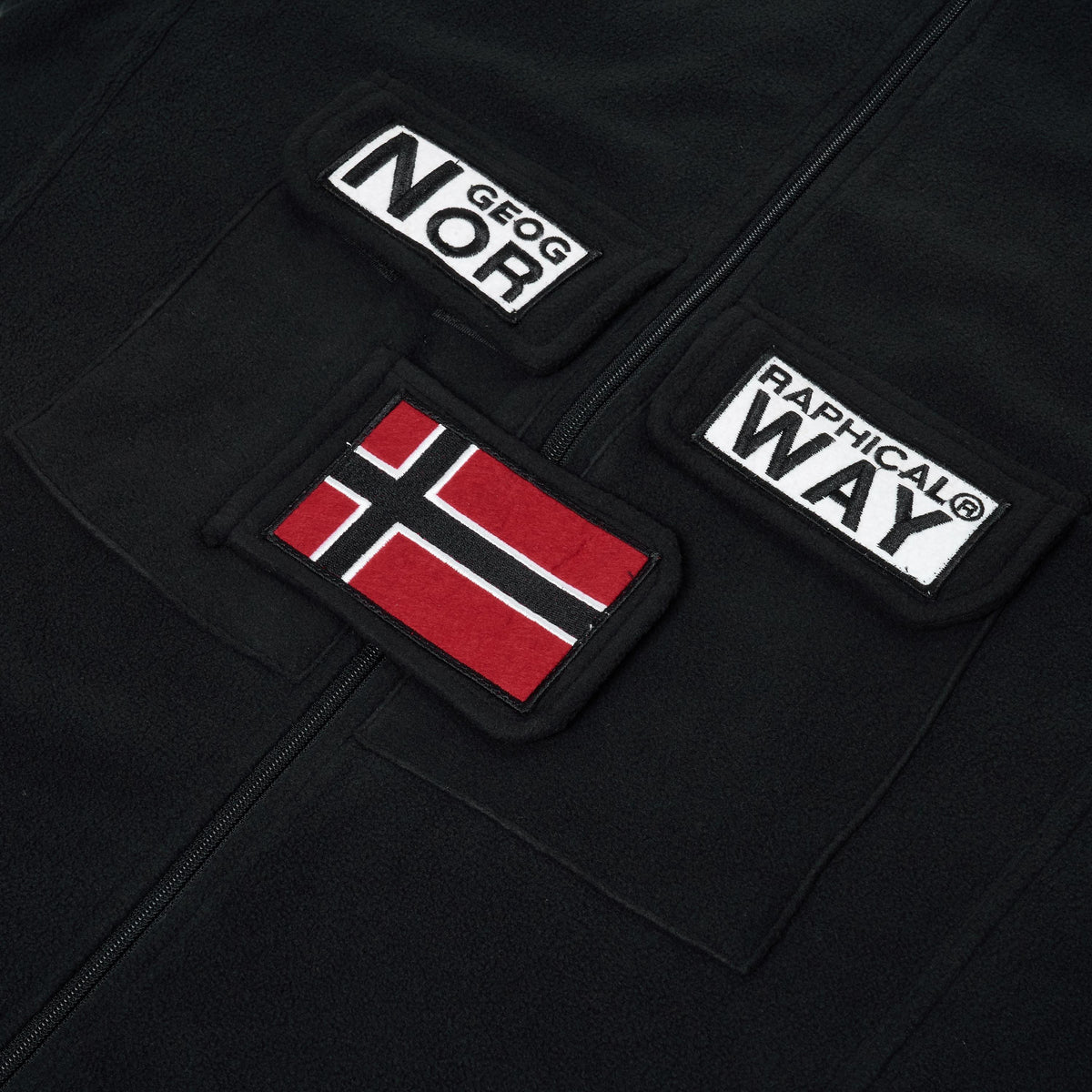Geographical Norway Tantouna Men's Full Zip Fleece | Lightweight Regular Fit | S-3XL