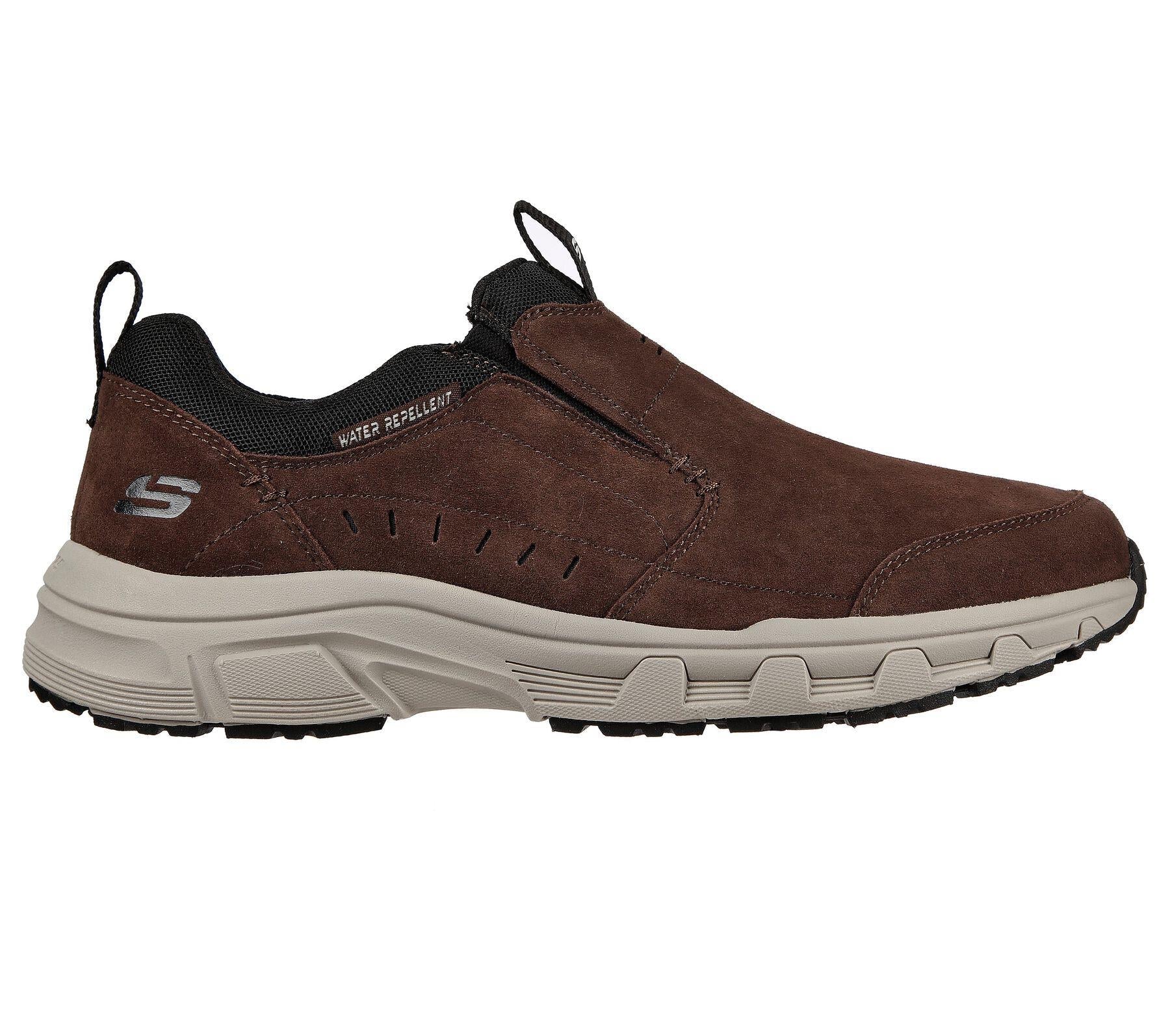 Skechers Men's Oak Canyon Sneaker Shoes in Chocolate in Size UK6 to UK13