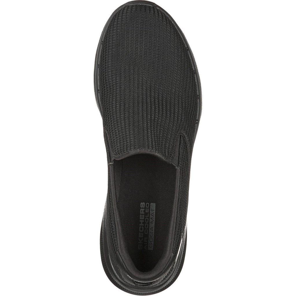 Skechers (GAR216201) Men's GOwalk 6 Anaglyph Trainer in Black 6 to 12