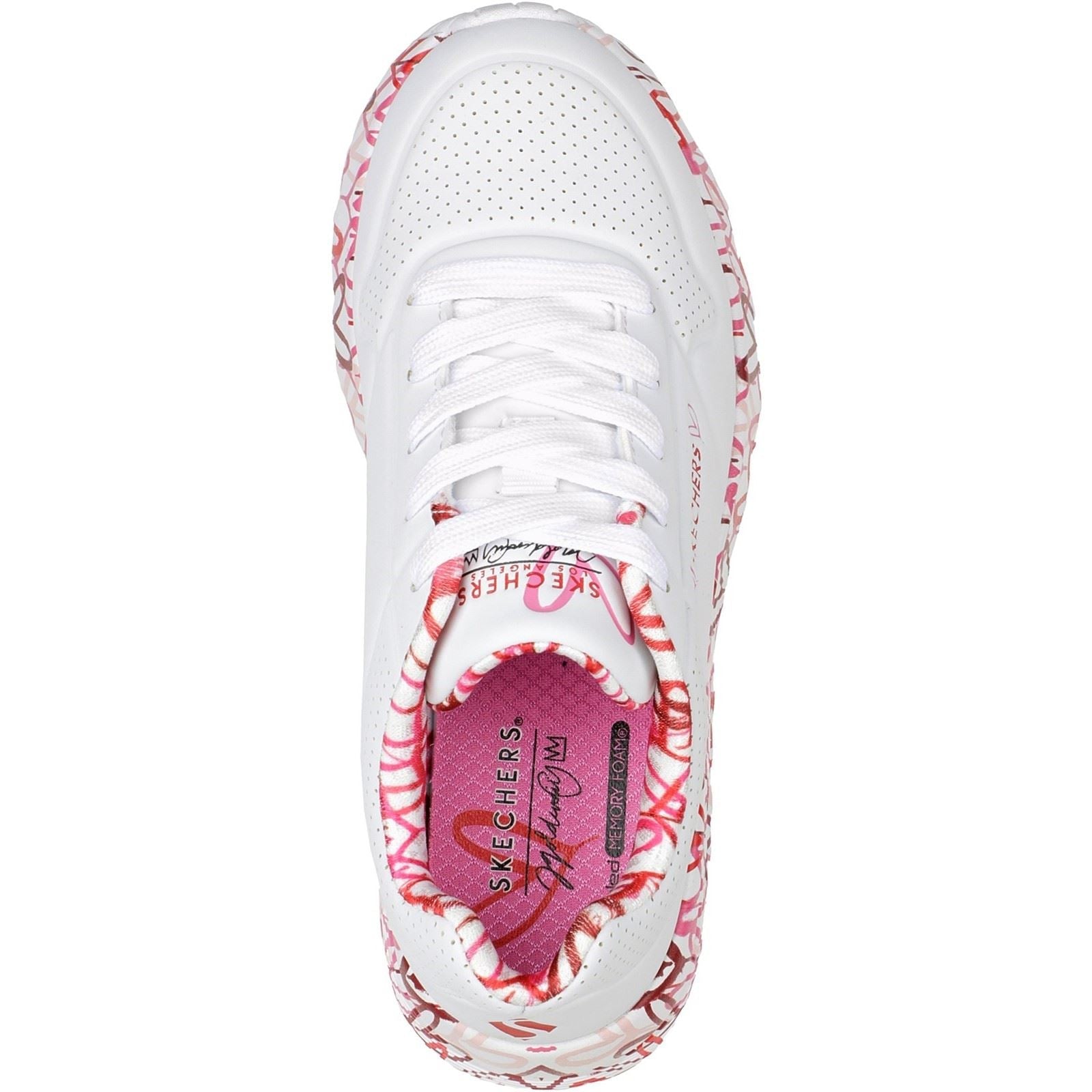 Skechers (GAR314976L) Childrens Sports Uno Lite Lovely Luv in UK 1.5 to 13.5