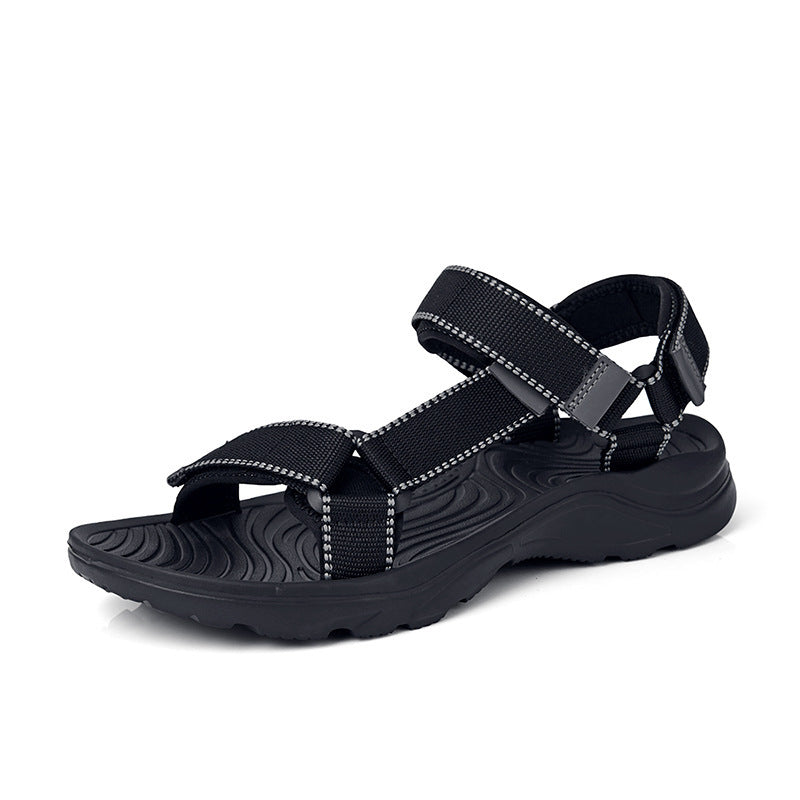 European Station Ribbon Sandals Men's Magic