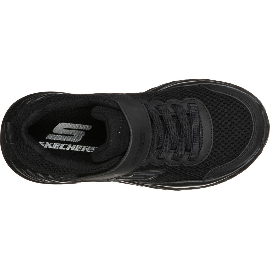 Skechers Boys Trainer - Nitro Sprint Krodon Sports in Black - 1-13.5 - GAR400083L