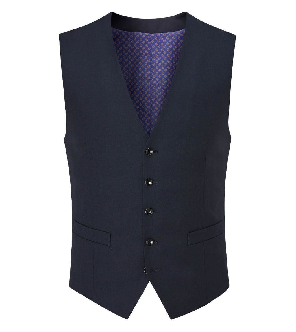 Skopes Men's Farnham Tailored Fit Waist Coat in Navy 34 to 62 Regular