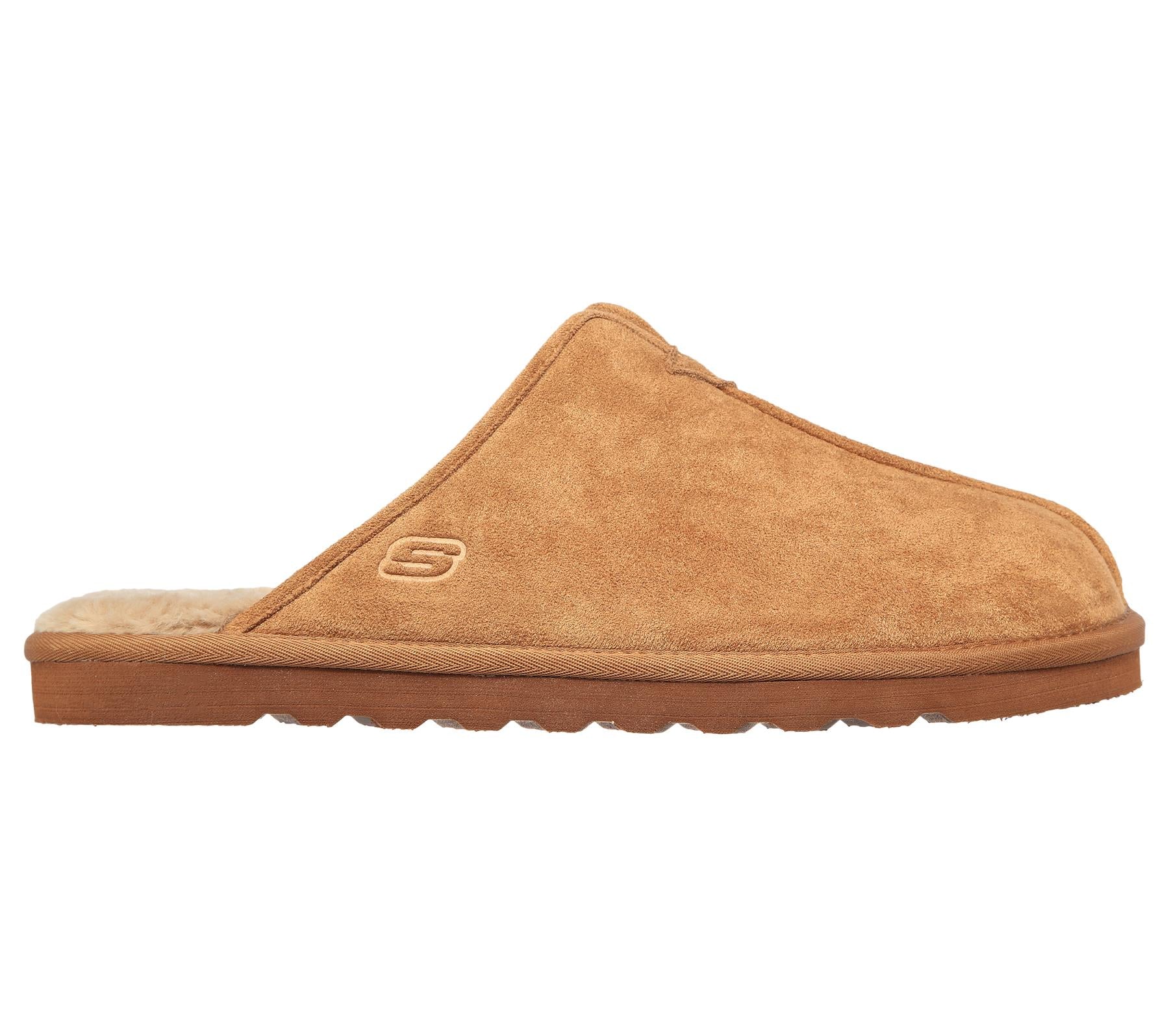 SKECHERS Men's Renten-Palco Slip-on Backless Casual Comfort Slippers in Tan in  Size UK6 to UK13