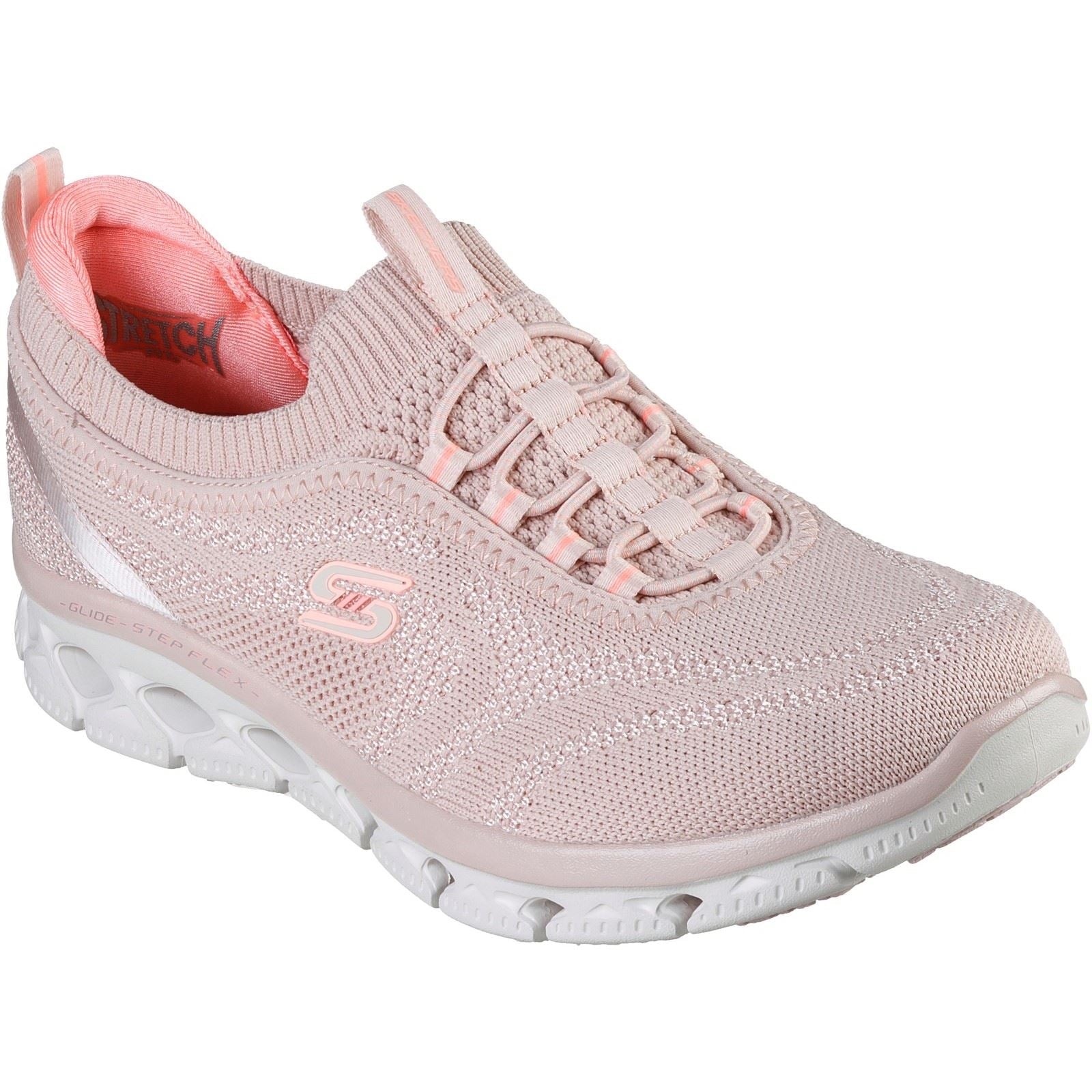 Skechers (GAR104307) Women's Glide-Step Flex - Good Dream Shoes in Light Pink 3 to 8