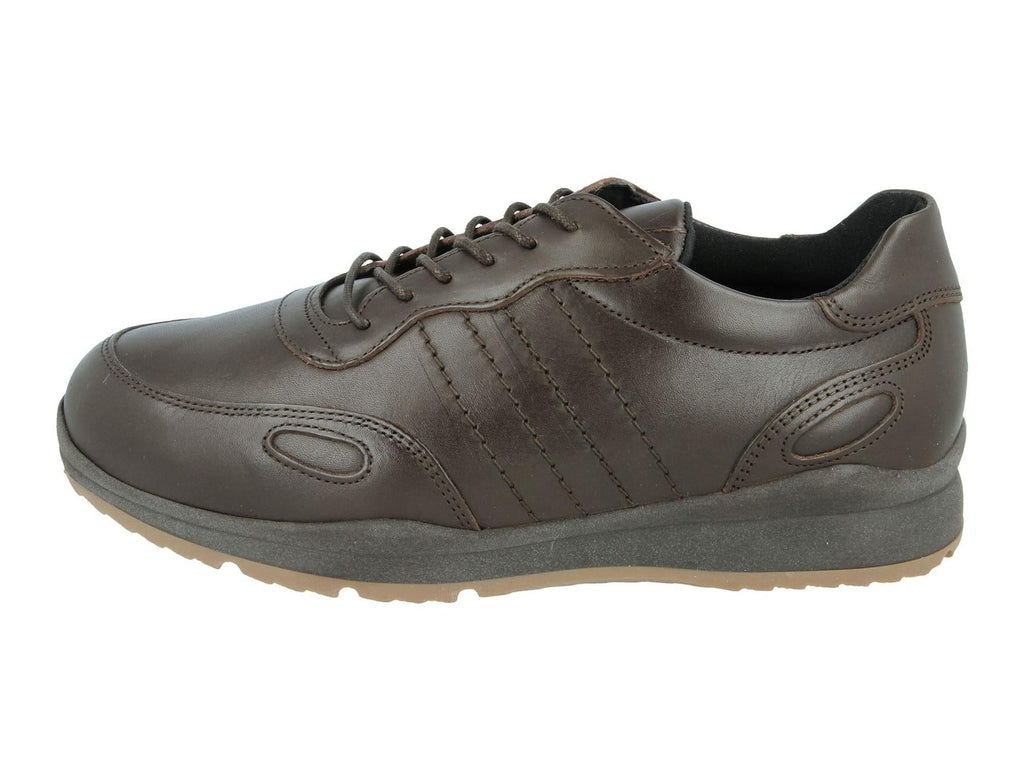Men'S Casual Shoes (Seb)6V Wide Fit By Db Shoes in Dark Brown