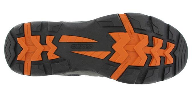 Hi Tec Bandera II Water Proof Mens Shoes in Charcoal/Graphite/Burnt Orange