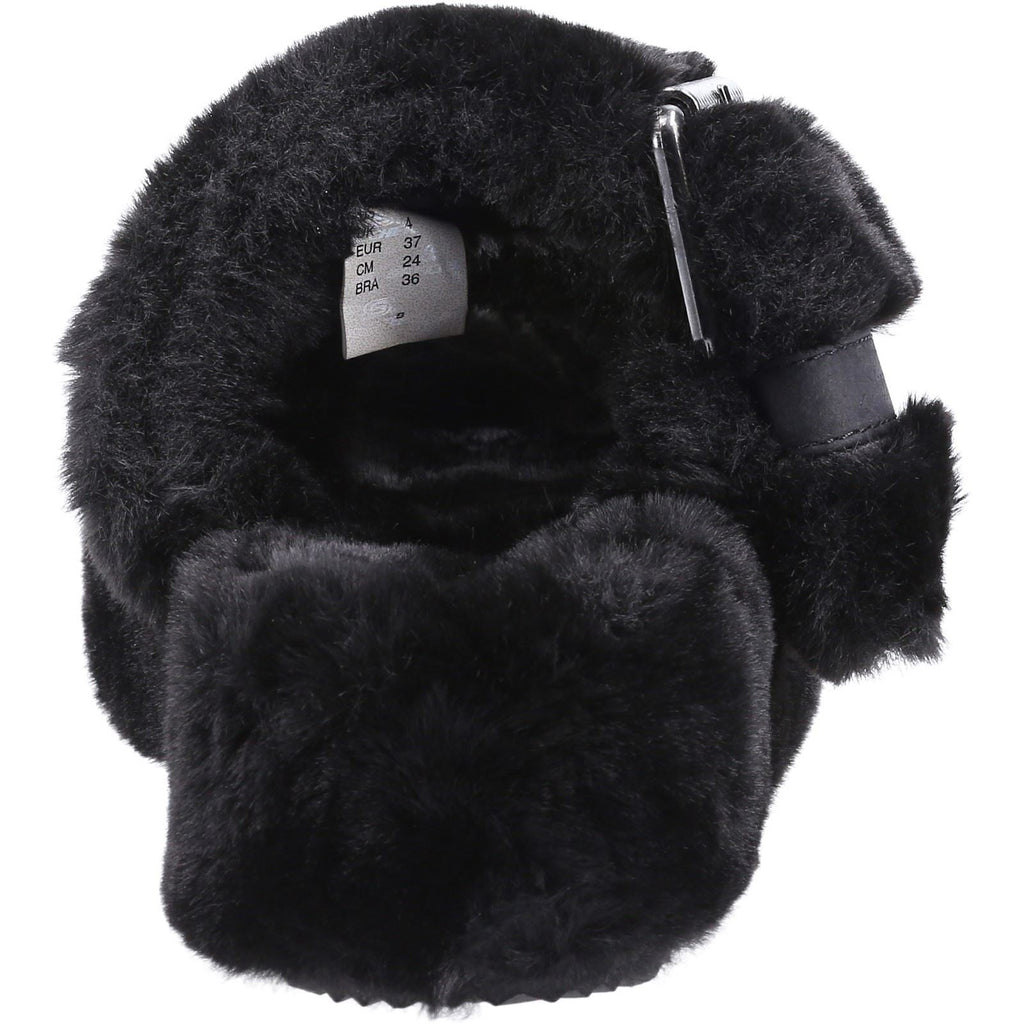 Skechers (GAR167238) Women's Cozy Wedge Slipper Sandal in Black 3 to 8