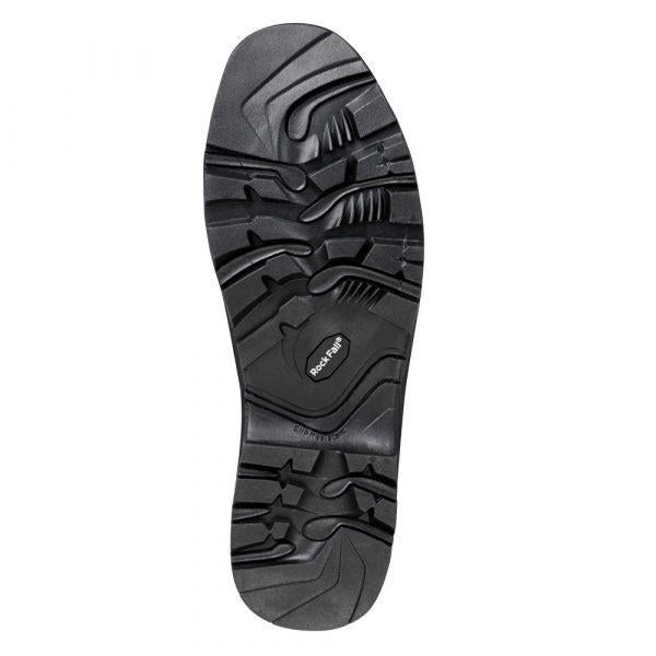 Rock Fall RF040 Manitoba Freezer Rigger Safety Boot in 3 to 13, Black