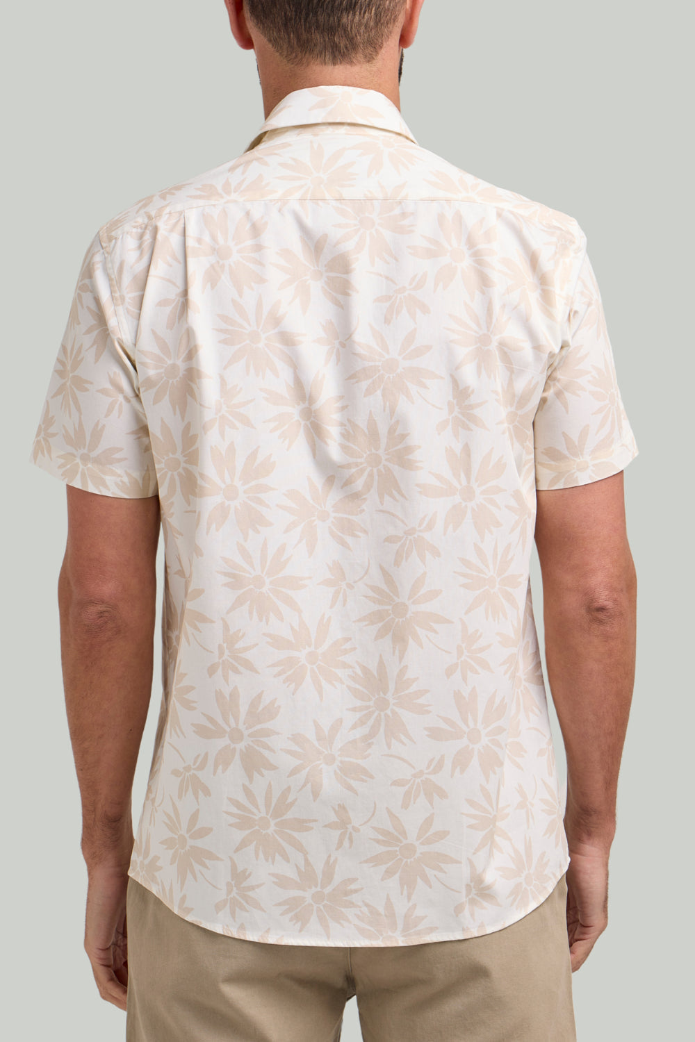 Double TWO Floral Print Short Sleeve Shirt For Men in 2 Colours, M-5XL