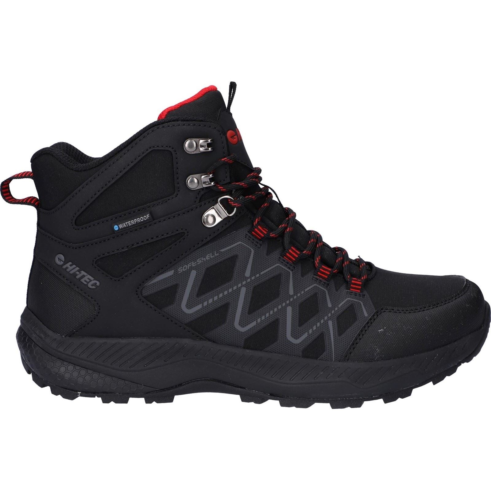 Hi-Tec Men's Diamonde Mid Boots in Black/Castlerock 7 to 13