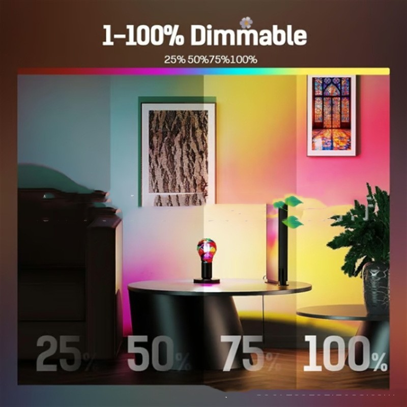 Colored Glass LED Bulb Energy Saving And Environmental Protection