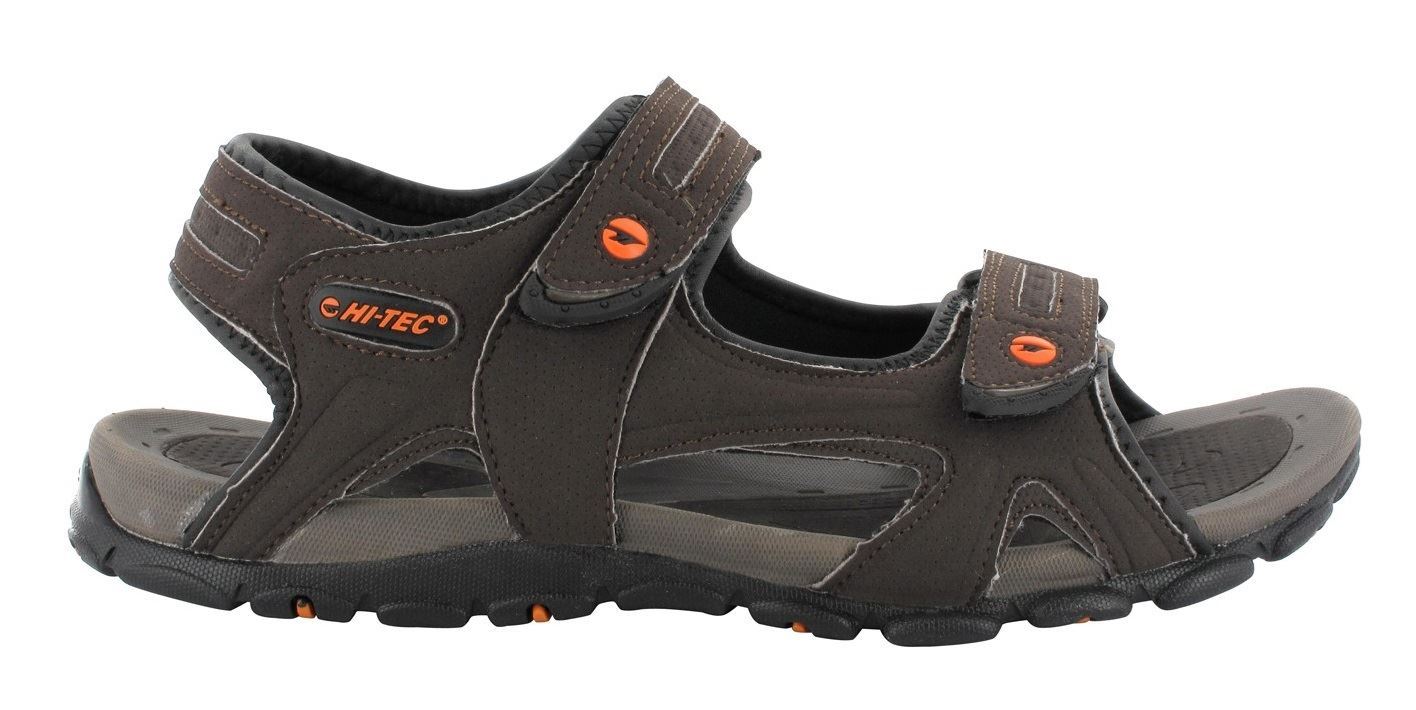 OWAKA MEN'S WALKING SANDAL IN DARK BROWN & TAUPE