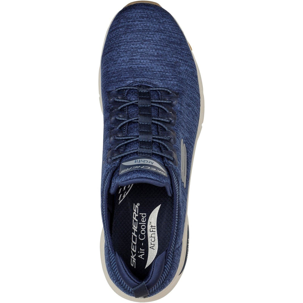 Skechers (GAR232301) Men's Arch Fit Waveport Trainers in Navy 6 to 12