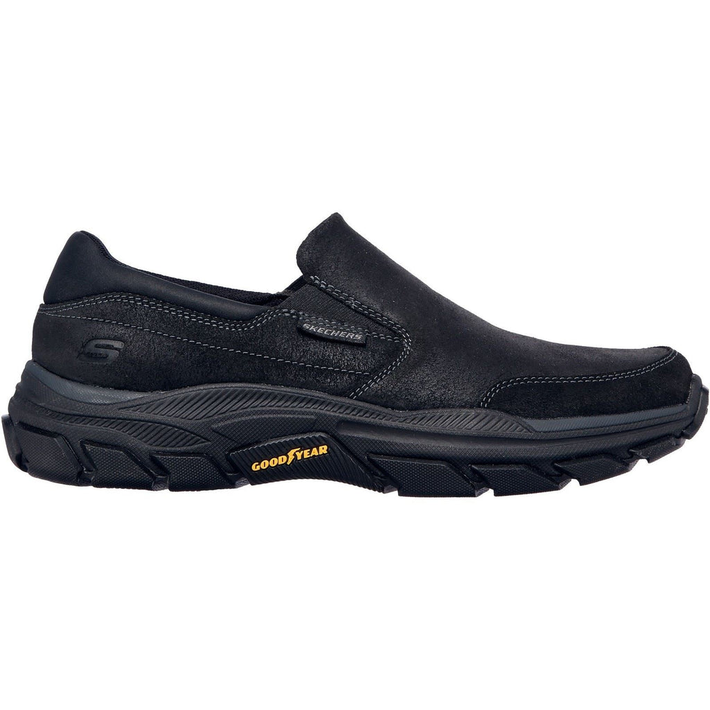 Skechers (GAR204480) Men's Relaxed Fit: Respected - Calum Trainer in Black 6 to 12