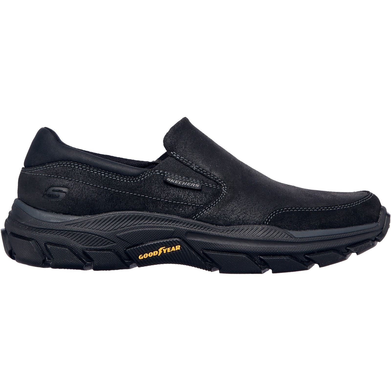 Skechers (GAR204480) Men's Relaxed Fit: Respected - Calum Trainer in Black 6 to 12