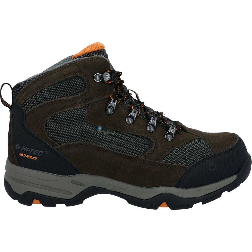 Hi-Tec Men's Storm Wide Waterproof Walking Boot in 2 Colour Options 6 to 16