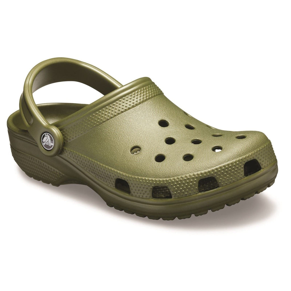 Crocs Unisex's Classic Clog in Army Green 3 to 15