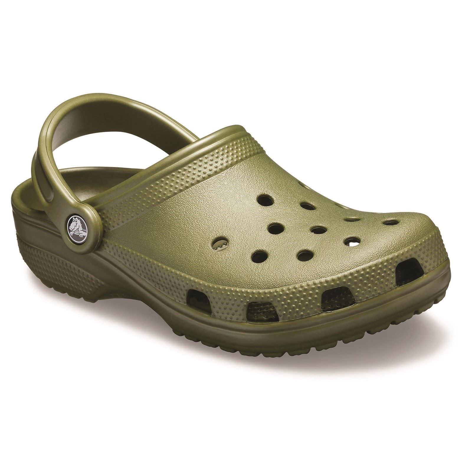 Crocs Unisex's Classic Clog in Army Green 3 to 15