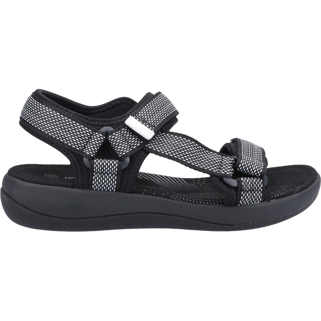 Hush Puppies Sara Quarter Strap Sandal Ladies in Black