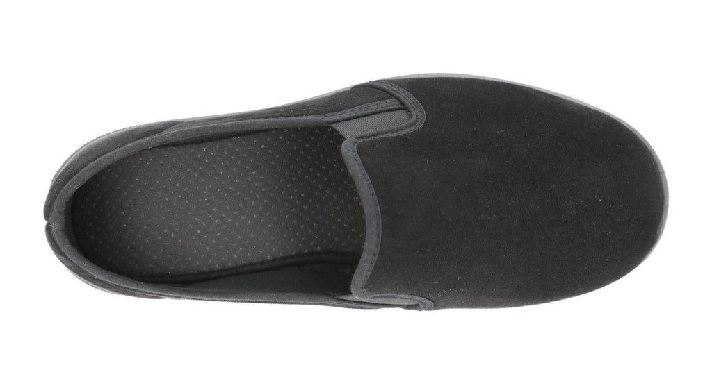 DB Shoes Men's 6V Fit Slip-On Classic Shoes in Black, Sizes 6 to 12