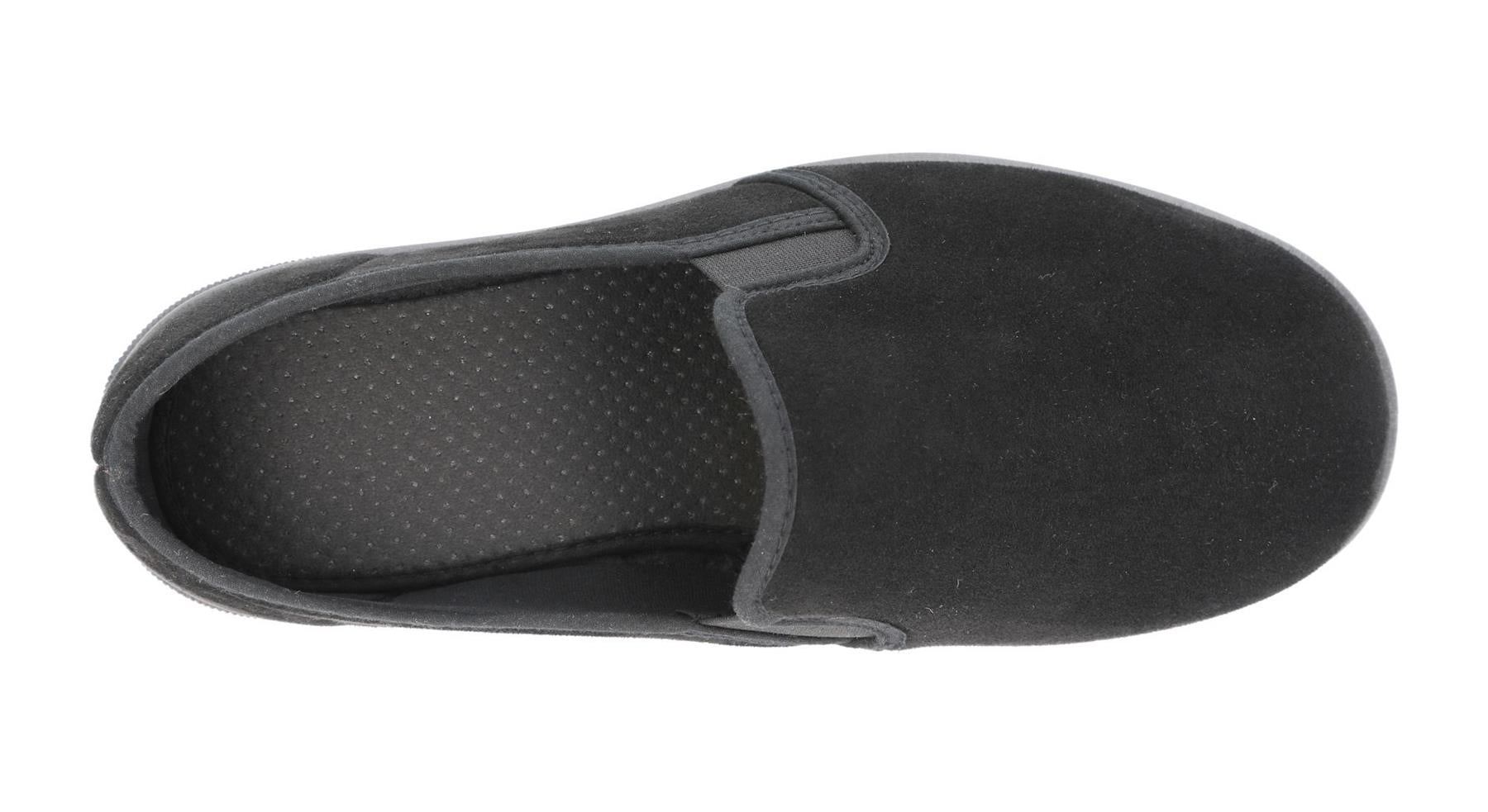 DB Shoes Men's 6V Fit Slip-On Classic Shoes in Black, Sizes 6 to 12