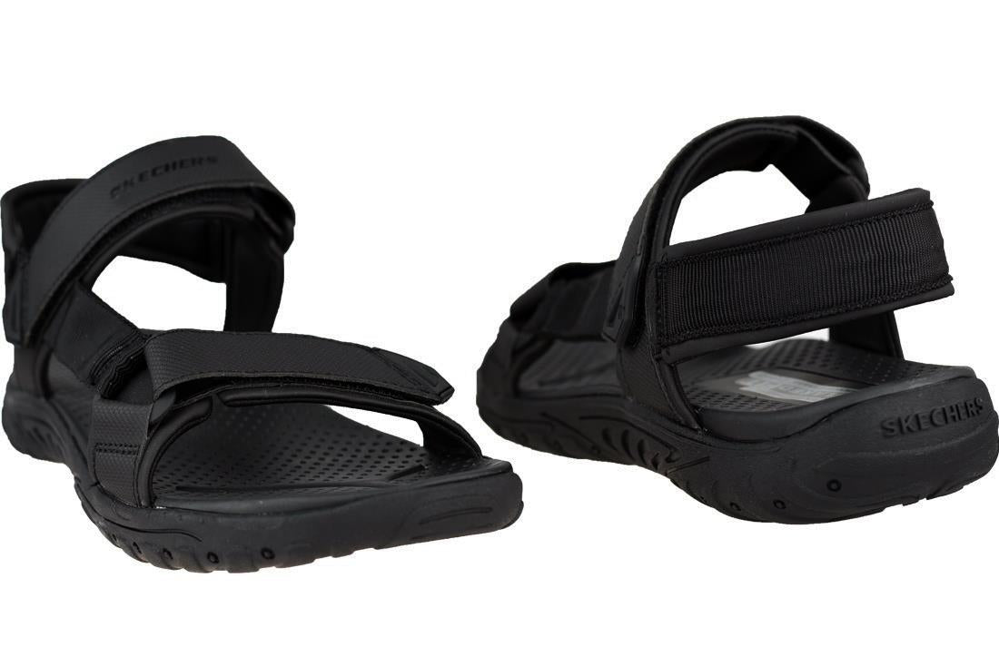 SKECHERS Men's Reggae-Elsinore Outdoor Sandals in Black