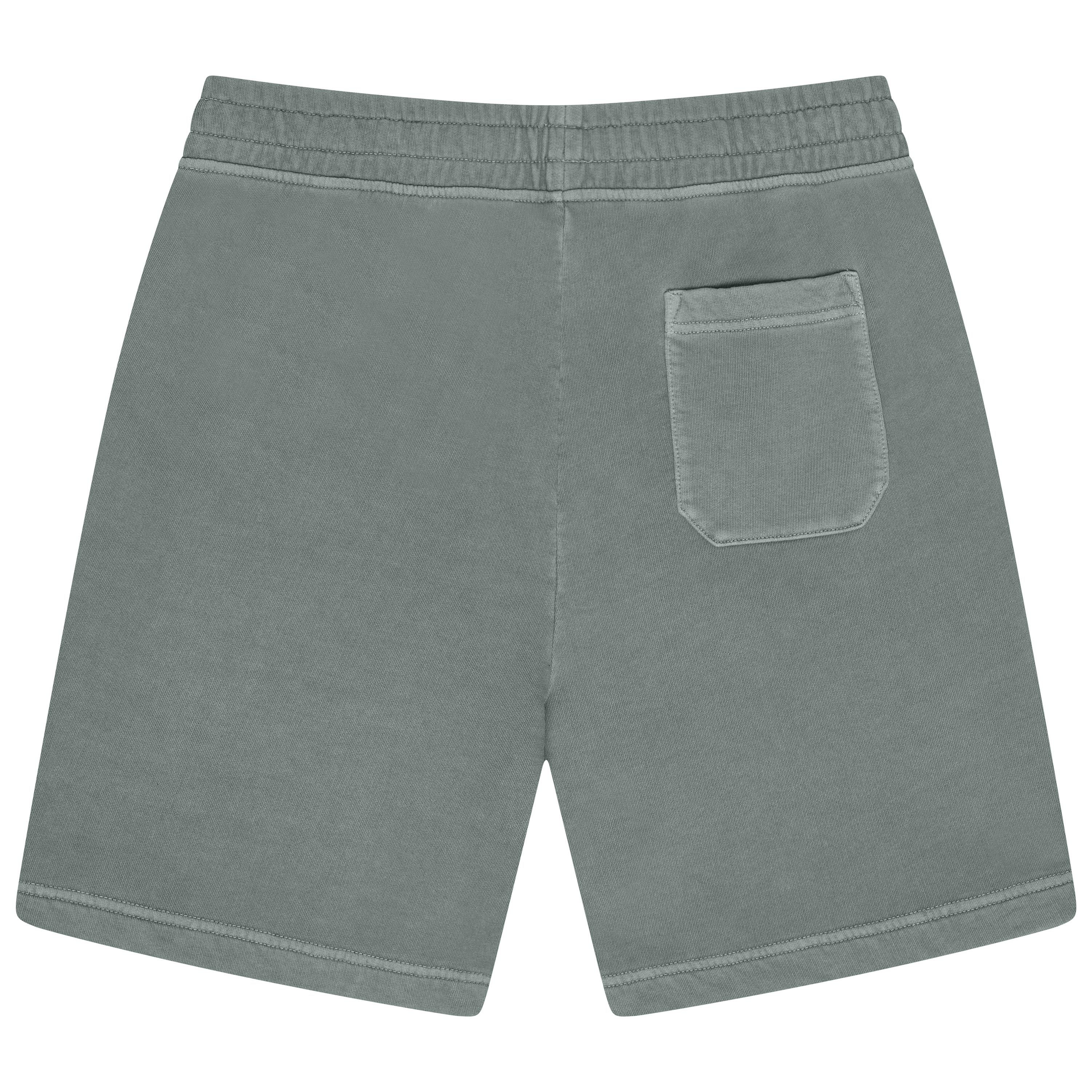 M&S Men's Relaxed Fit Pure Cotton Garment Dye Shorts Blue Green S–3XL 2 Pack