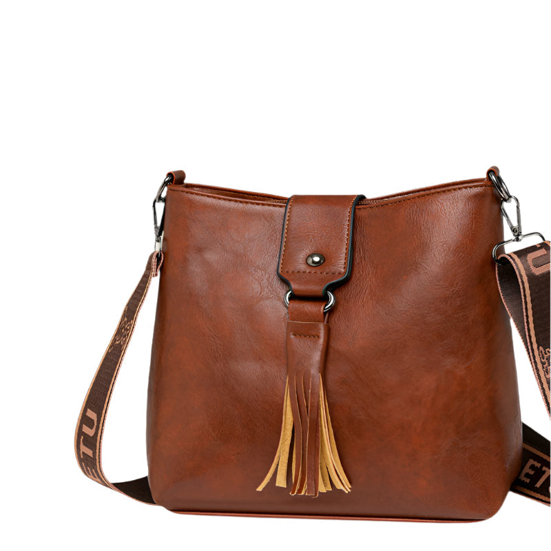 Retro Women's Leisure Bucket Bag Shoulder Messenger Bag