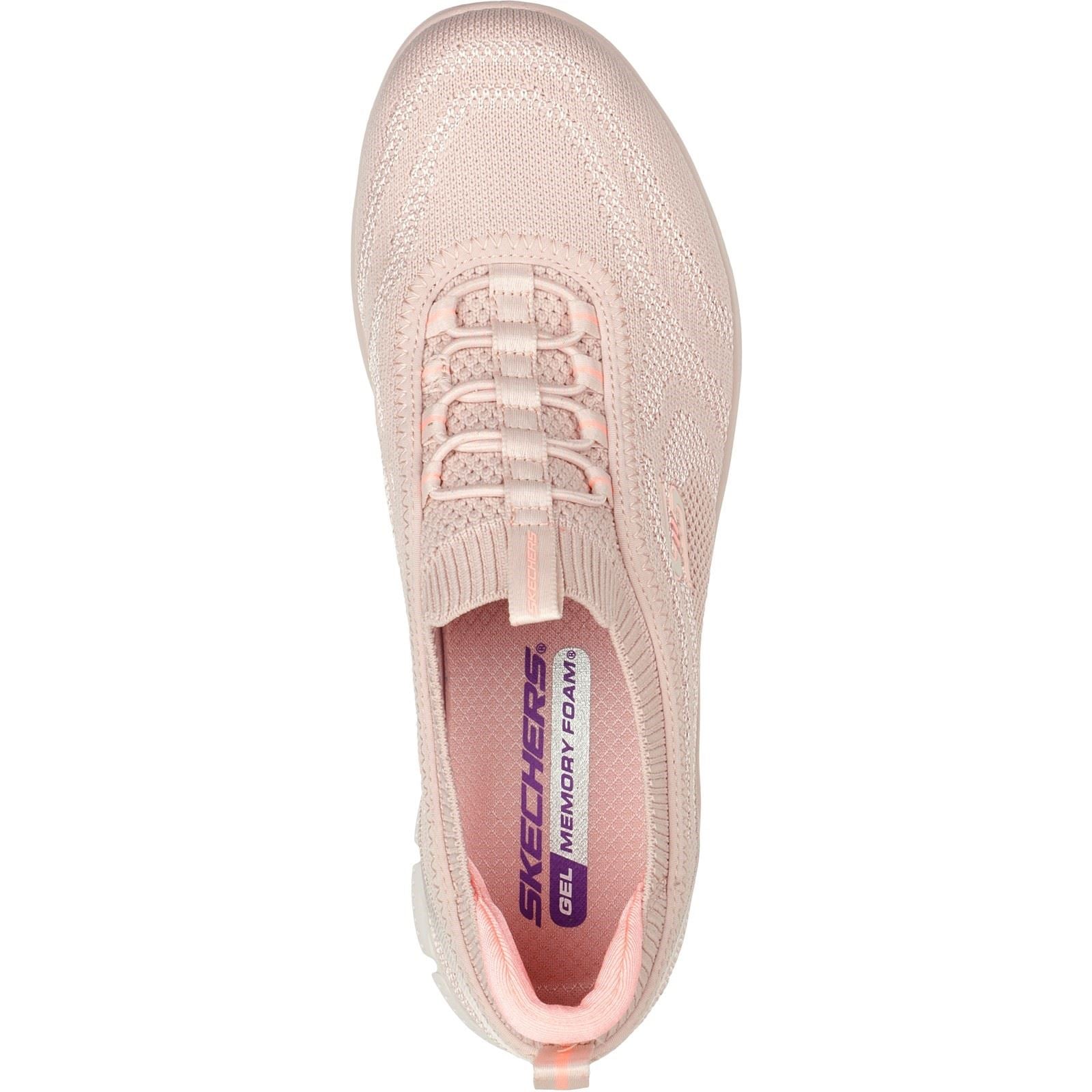 Skechers (GAR104307) Women's Glide-Step Flex - Good Dream Shoes in Light Pink 3 to 8