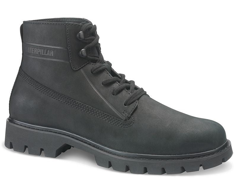 CAT Mens Full Grain Leather Modern Boots (Basis) in Black