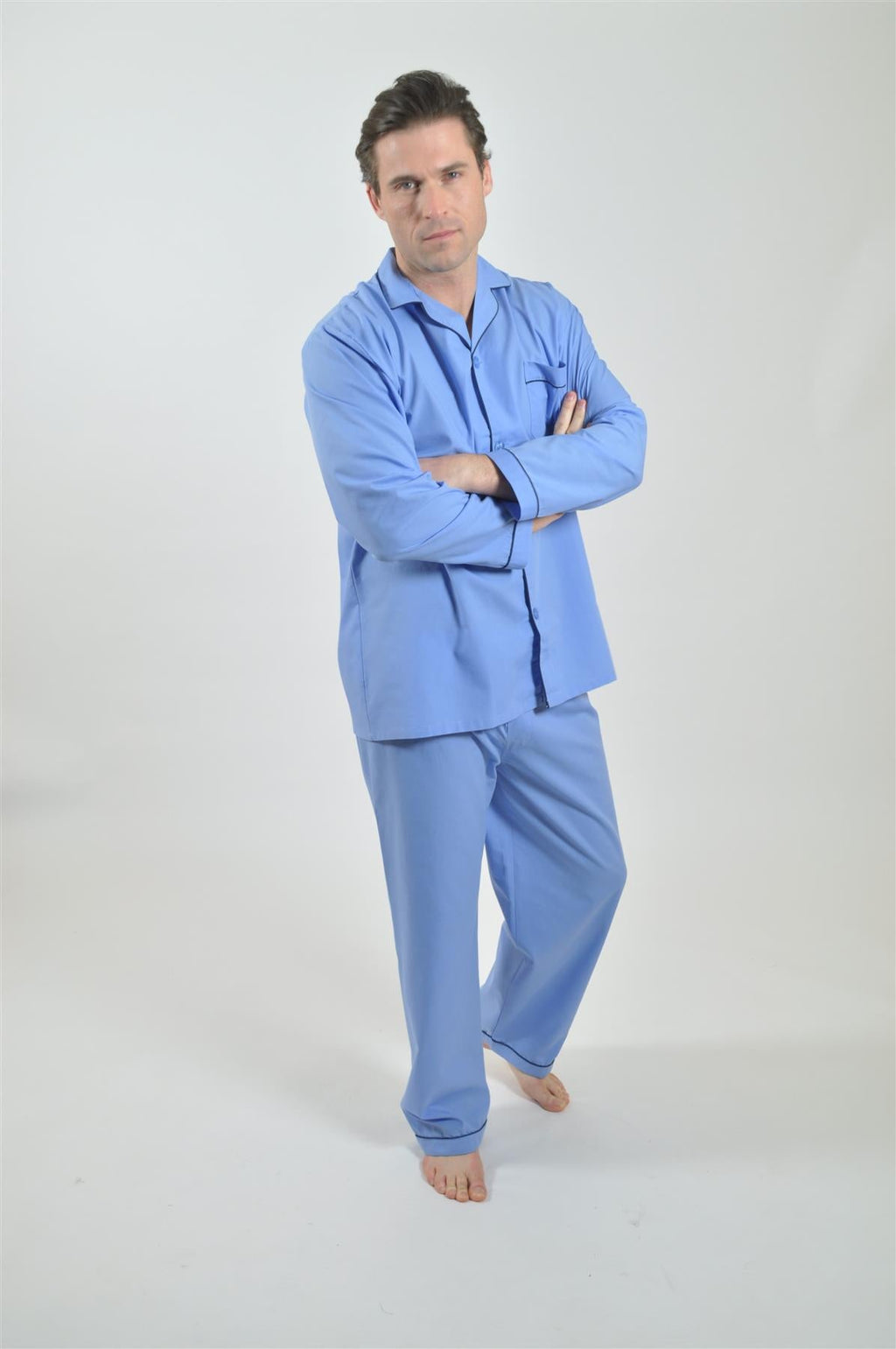 Rael Brook Men's Plain Pyjamas Size Small-4XL  in  4 Colours