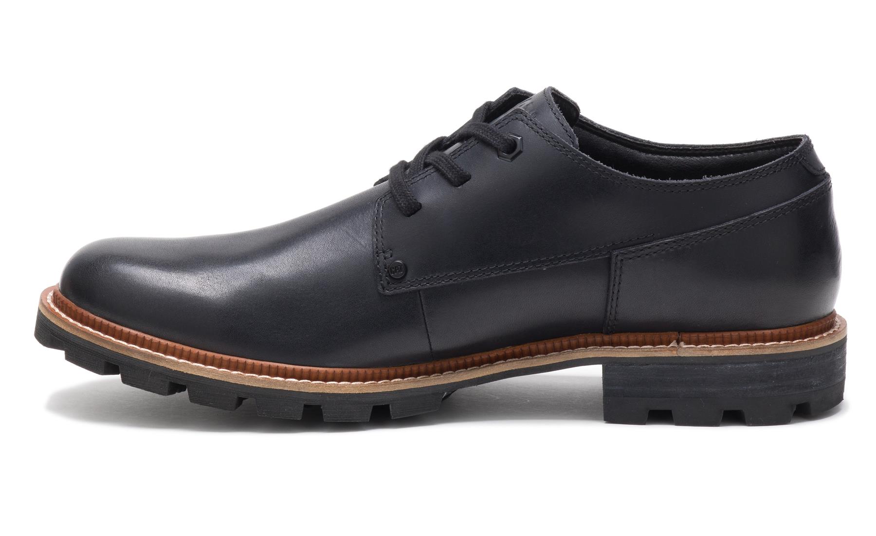 CAT Mens Wide Fit Water Proof Sleek Full Grain Robust Leather Shoes (51st Street)