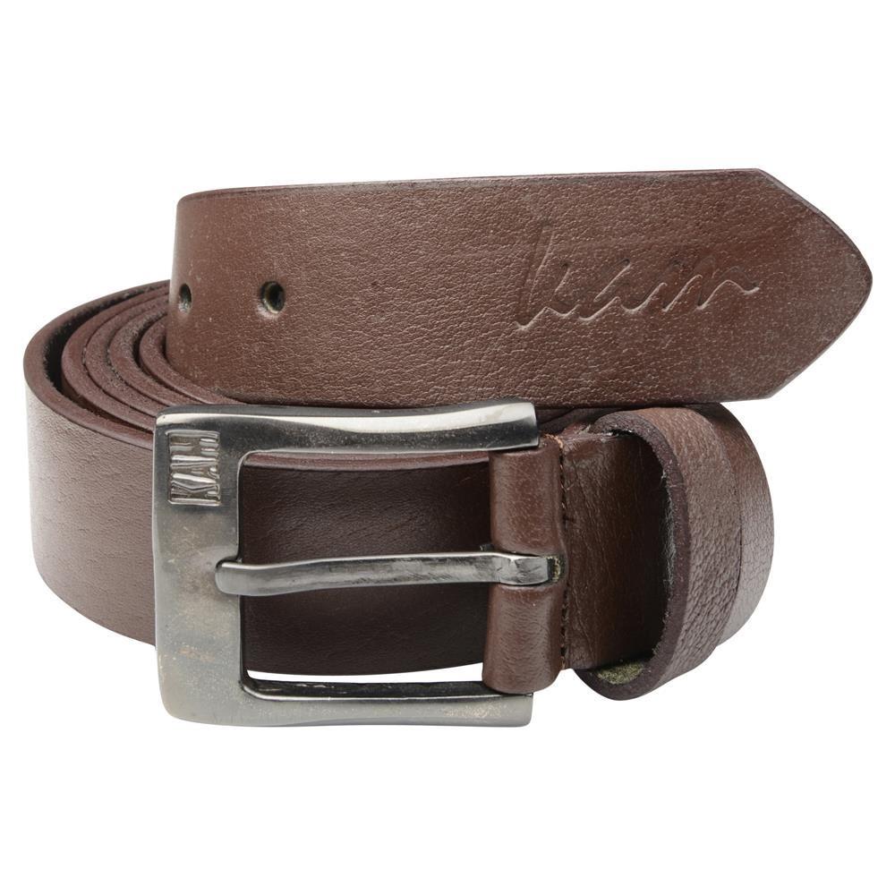KAM Men's Leather Belt (913) Size 40 - 70, Black, Brown