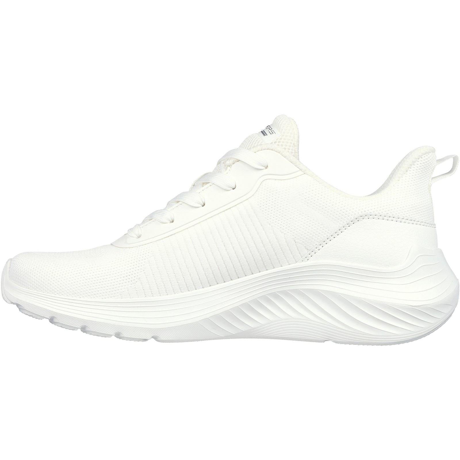 Skechers (GAR117470) Women's Bobs Squad Waves Shoes in Off White 3 to 8
