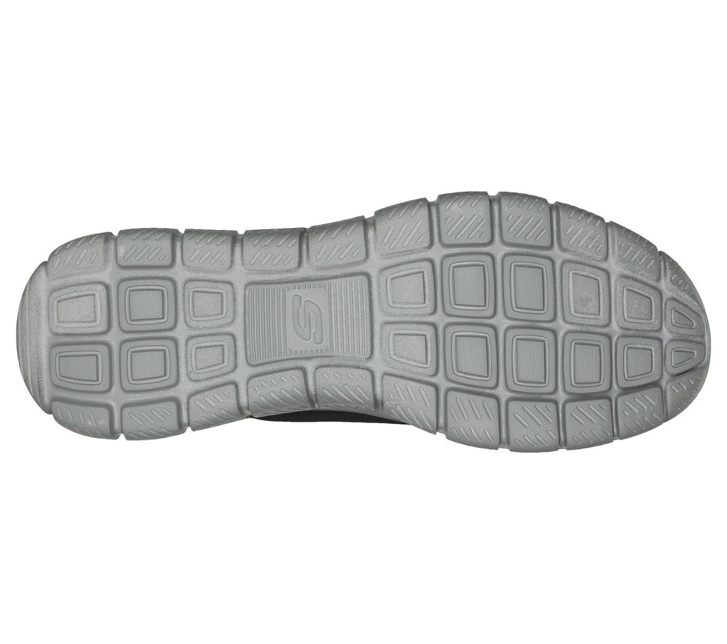 Skechers Men's Track - Broader Running Shoes in Black/Charcoal, Sizes 5.5 to 10.5