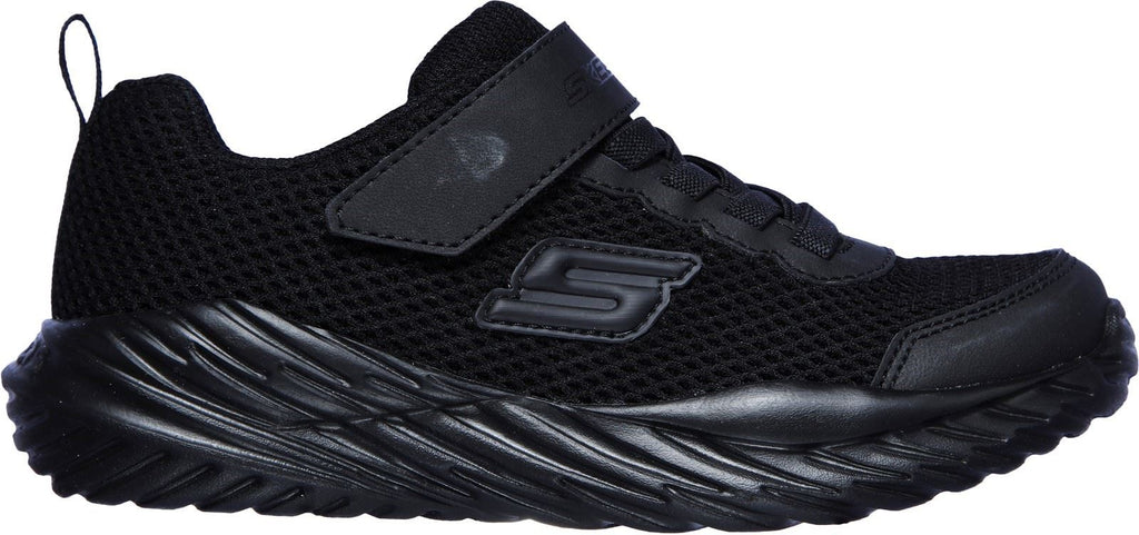 Skechers Boys Trainer - Nitro Sprint Krodon Sports in Black - 1-13.5 - GAR400083L