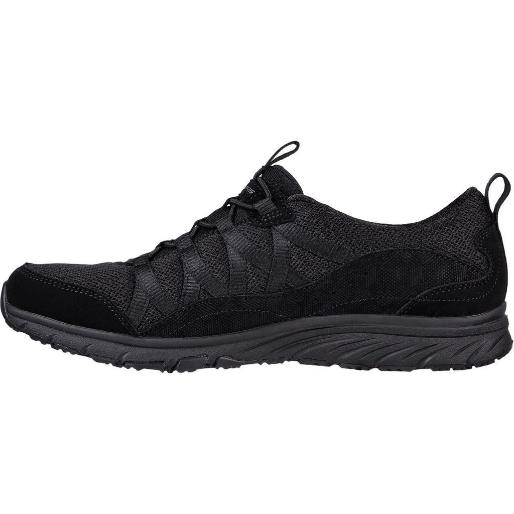 Skechers (GAR104281) Women's Gratis Sport Live Golden Trainers in Black 3 to 8