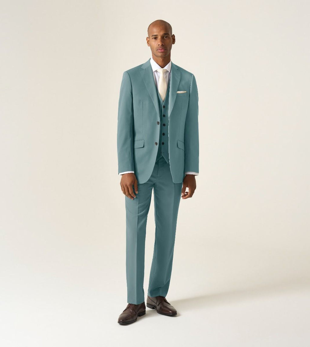 Skopes Tailored Fit Beckett Suit Jacket For Men in Mint Green, 36S-62L