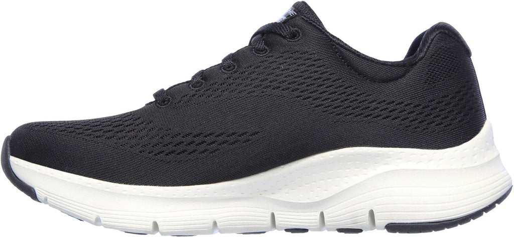 Skechers Arch Fit Sunny Outlook Sports Shoe Ladies Sports in Black/White