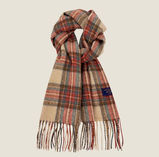 All-match Plaid Imitation Cashmere Women's Warm Scarf