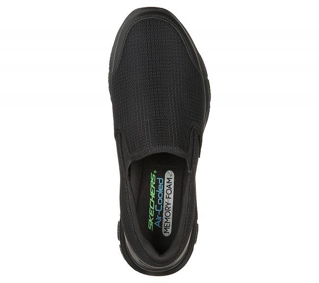 SKECHERS Men's Flex Advantage 4.0 Slip On Sneakers in Black