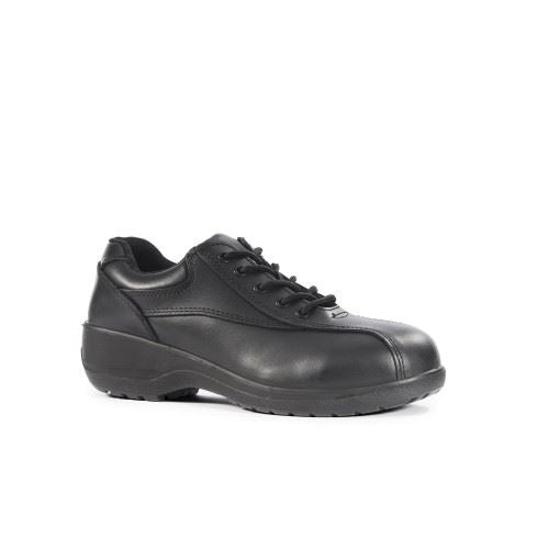 Rock Fall VX400 Amber Womens Fit Safety Shoe in 2 to 8, Black