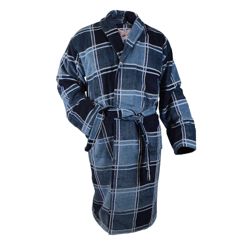 Mens Luxury Premium Egyptian Cotton 400 gsm Velour Gowns