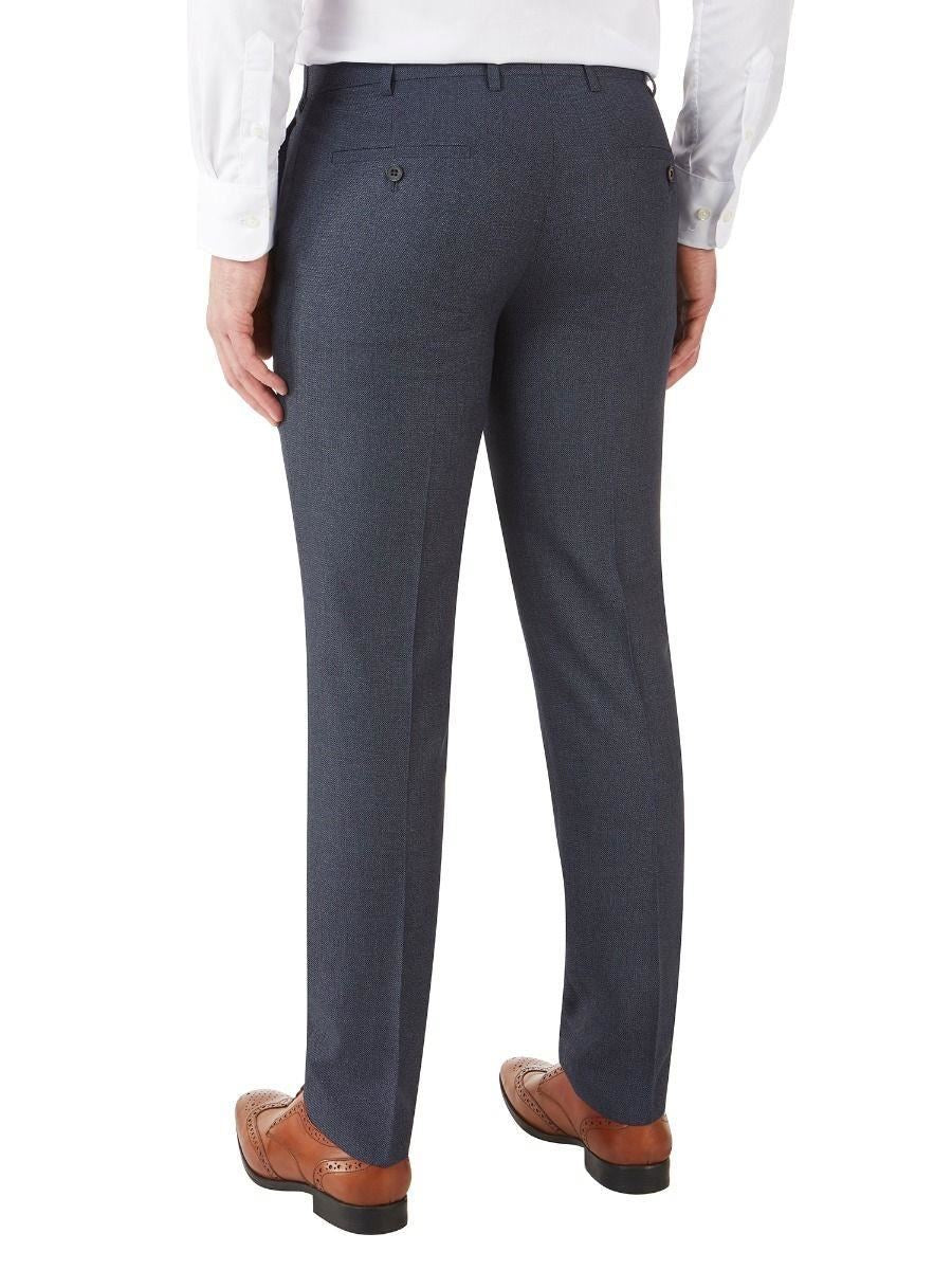 Skopes Men's Harcourt Slim Fit Suit Trouser in Blue Waist 30 to 46